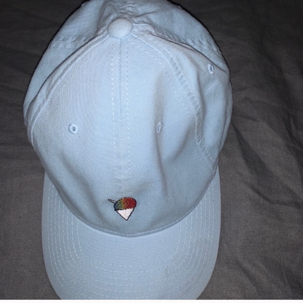 Blue hat